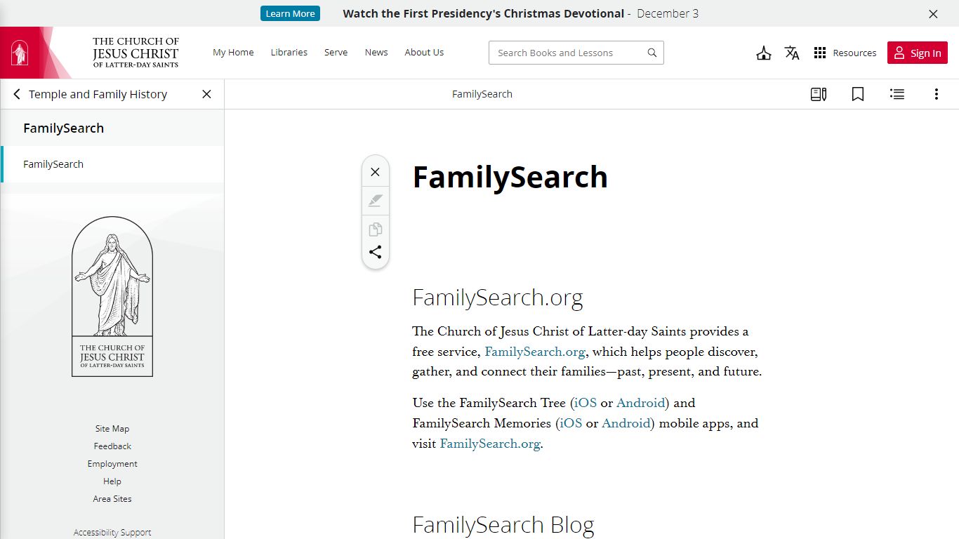 FamilySearch - The Church of Jesus Christ of Latter-day Saints